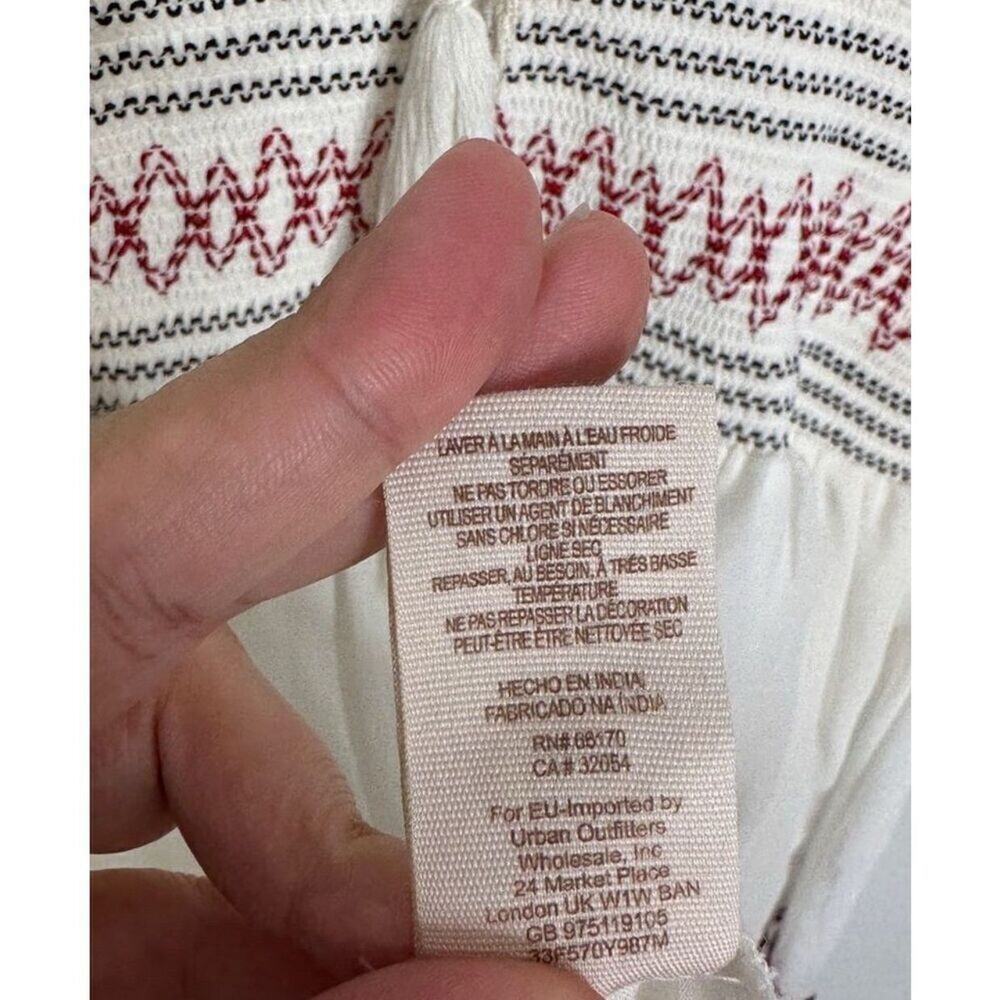 Free People Penny Georgette Love Bird Boho Mini Dress Size Small Spaghetti Strap - Picture 9 of 10